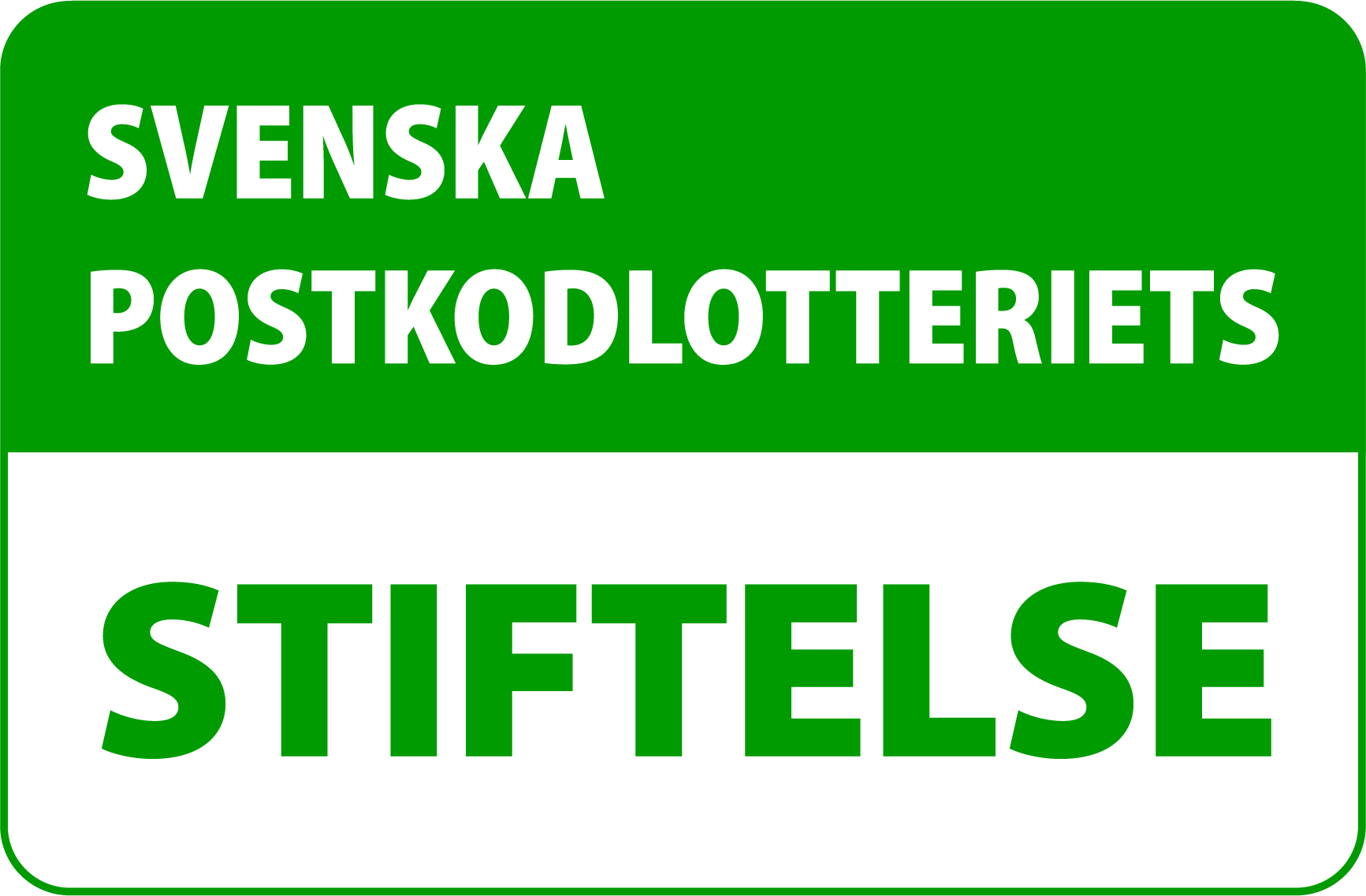 Logotyp Svenska Postkodlotteriets Stiftelse -