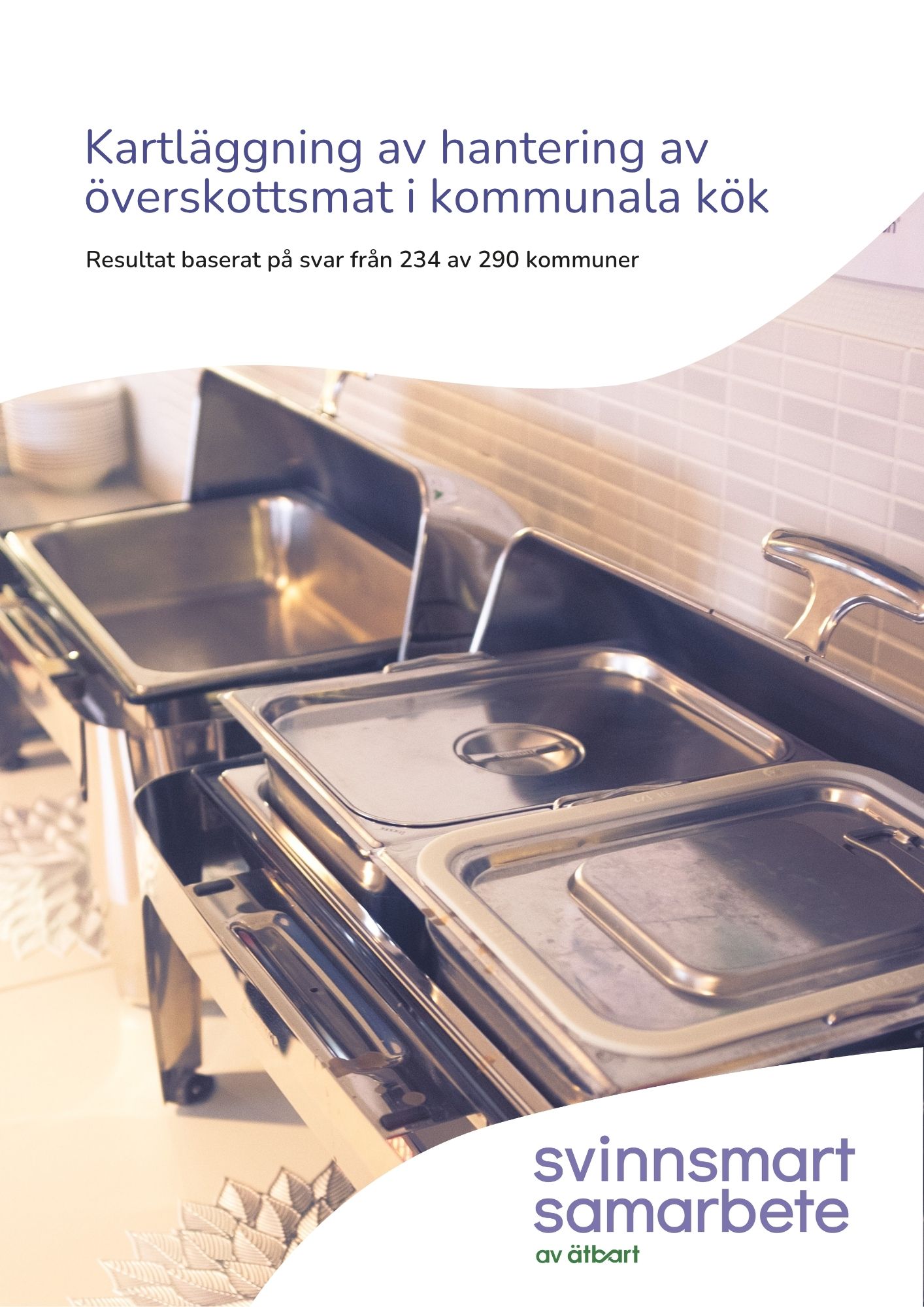 omslag kartlaggning av hantering av overskottsmat svinnsmartsamarbete